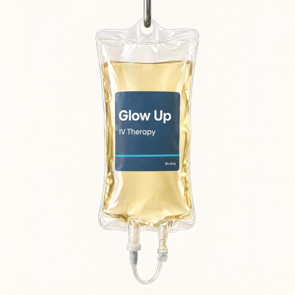 Glow Up IV therapy bag