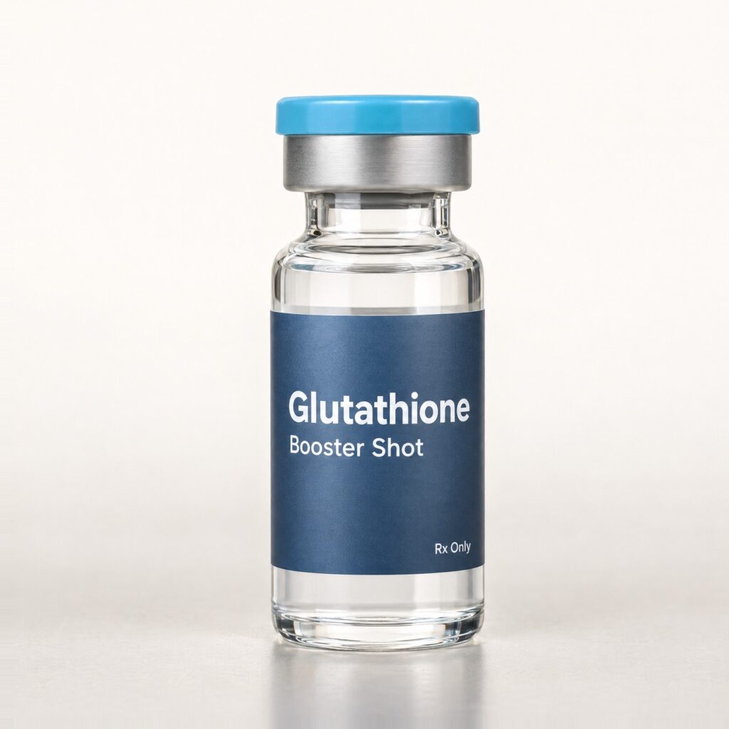 Glutathione booster shot vial